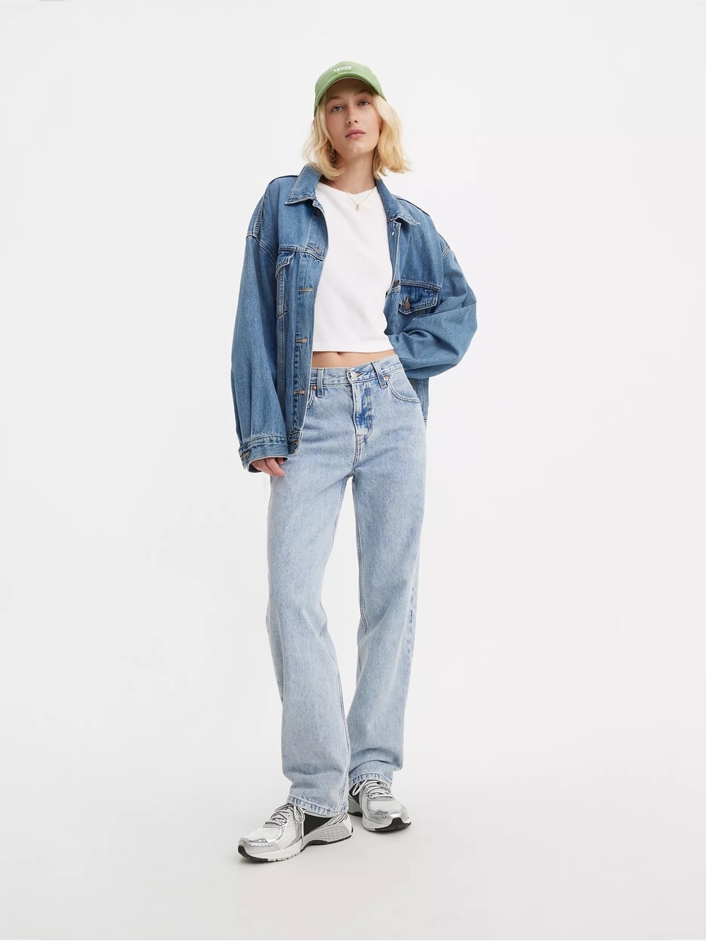 Levi’s Low Pro 100% Cotton Jeans in Charlie Glow Up Wash